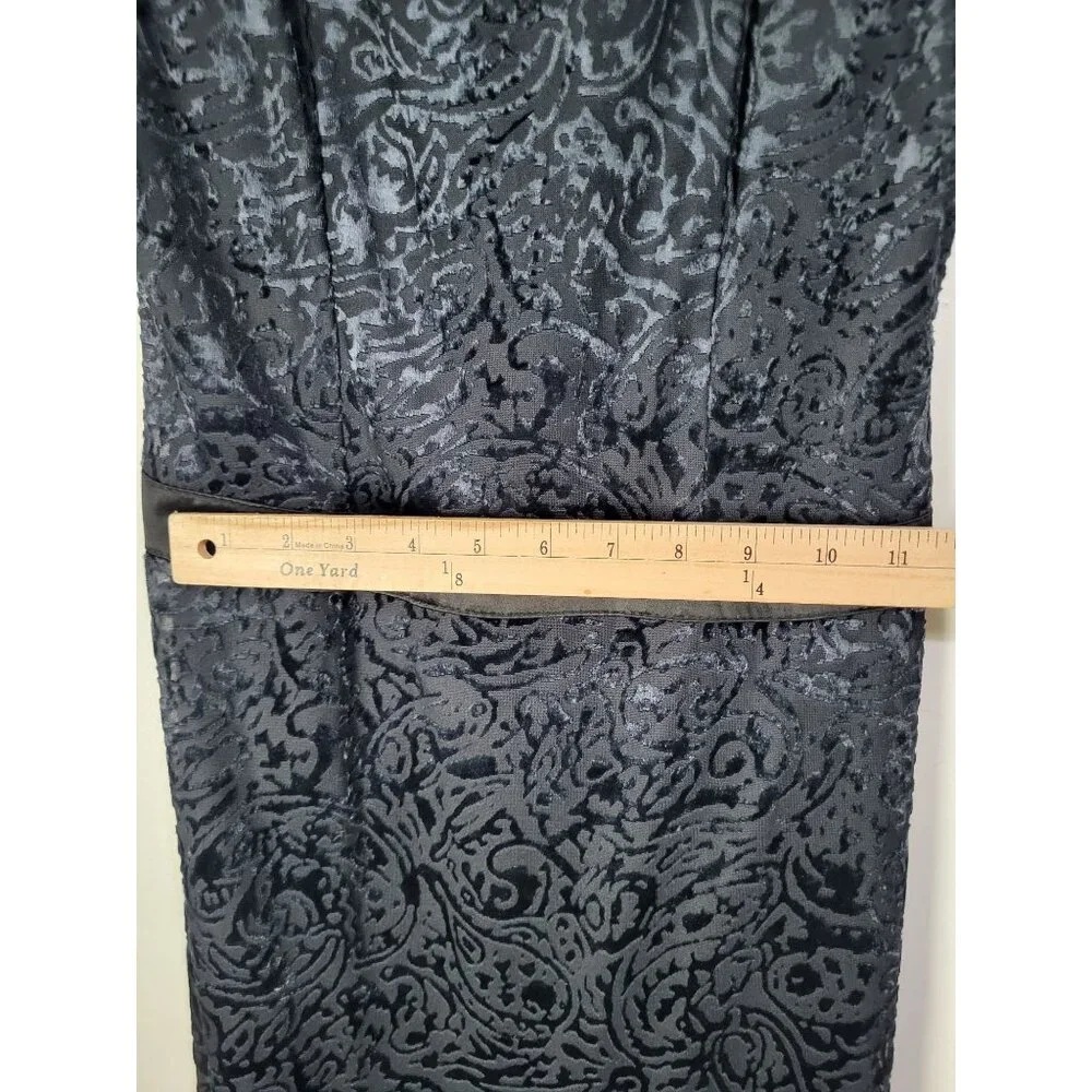 VTG GRACE USA Women's M Burnout Velvet Sleeveless Dress Prom Whimsigoth Fairy - Picture 7 of 9
